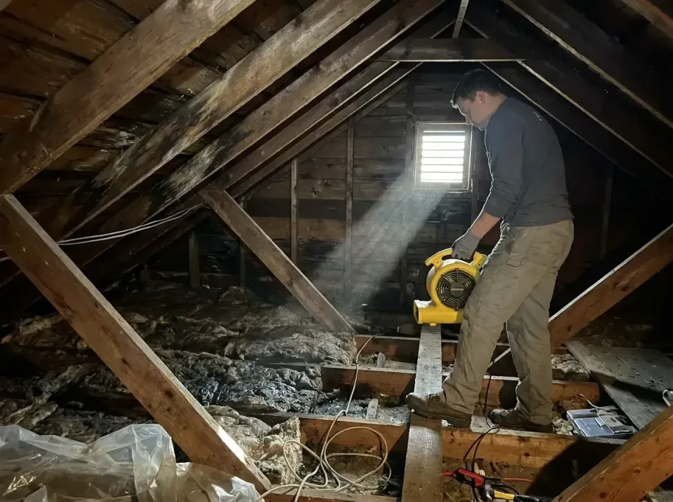 attic-water-damage-drying-proc-007 — frequently asked questions, Emergency Water Extraction & 24/7 Flood Response in Stirlin…